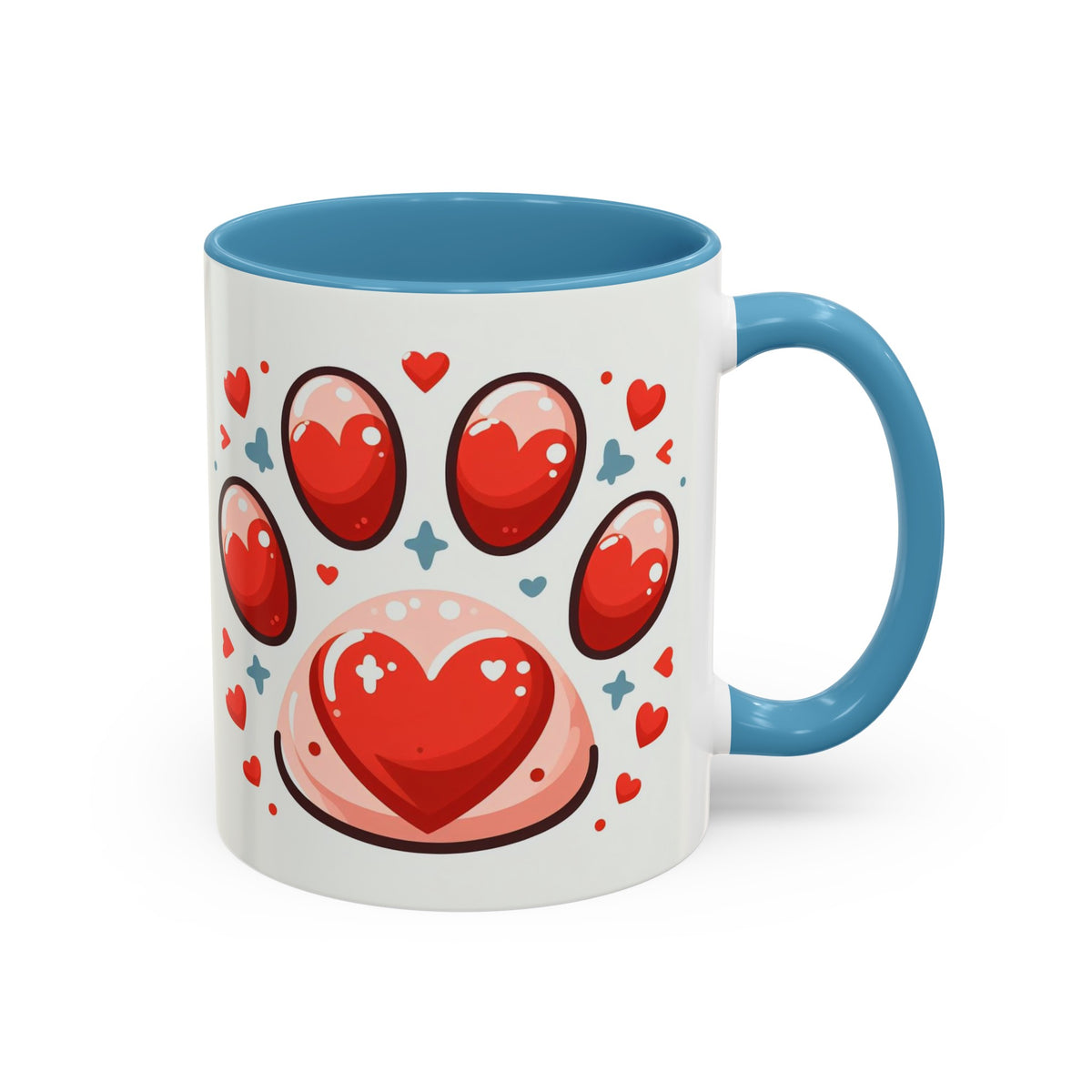 Dog Paw Coffee Accent Coffee Mug (11, 15oz) - OLM Store