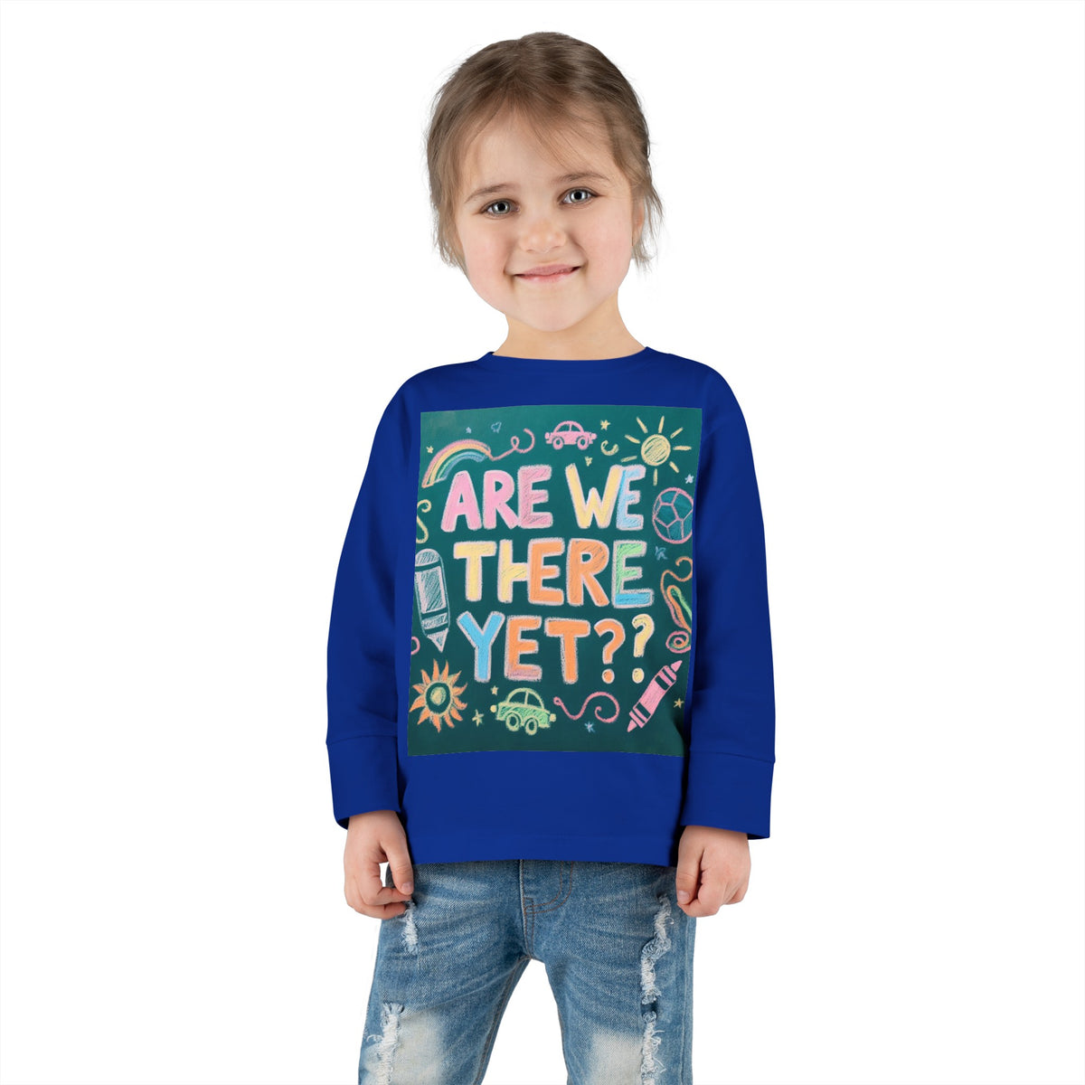 “Are We There Yet?” Toddler Long Sleeve Tee - OLM Store