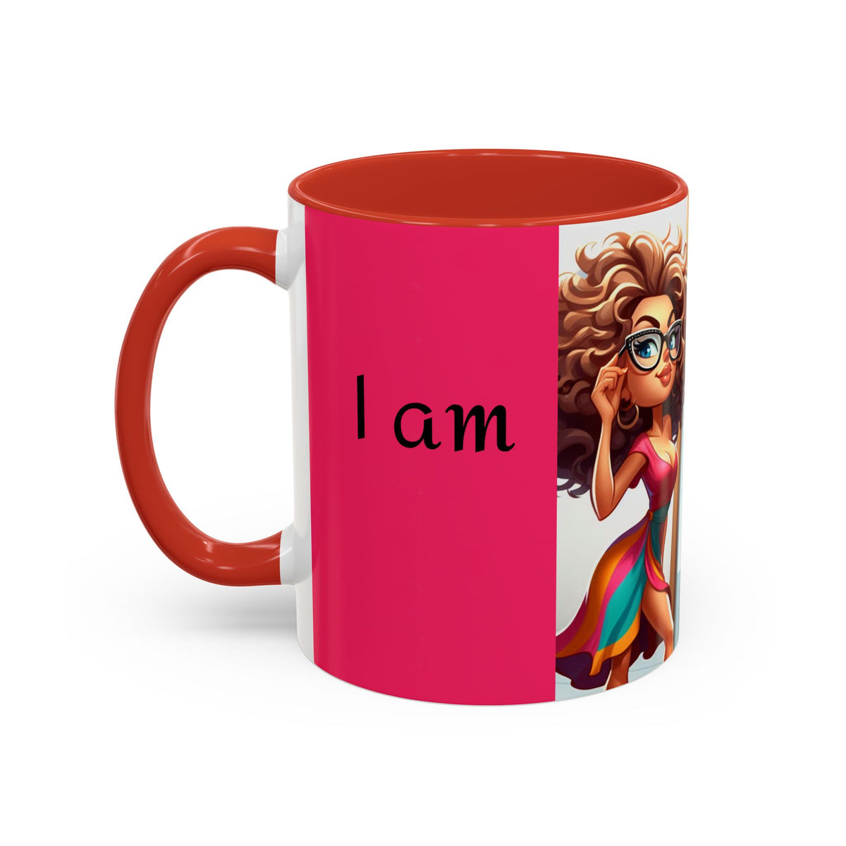 "I Am Beautiful" Accent Coffee Mug (11, 15oz) - OLM Store