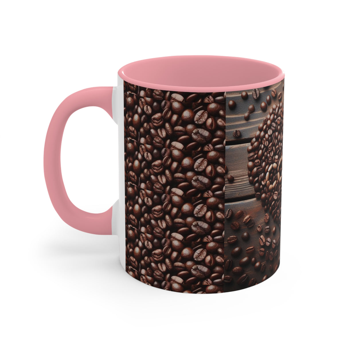 Coffee Bean Heart Accent Mugs - OLM Store
