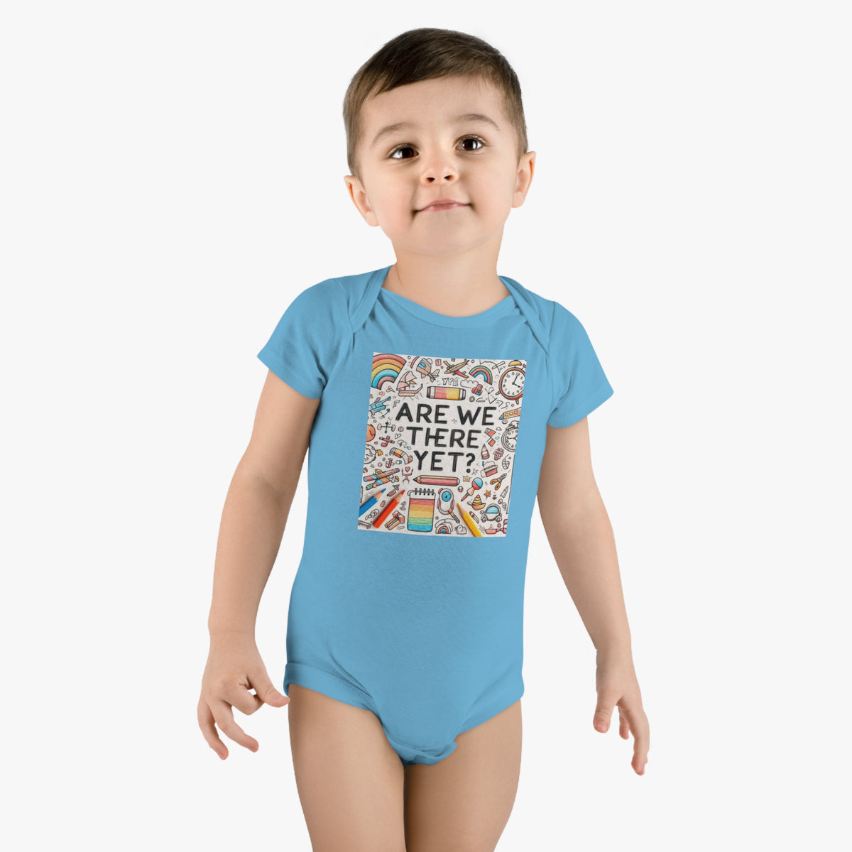 “Are We There Yet?” Baby Short Sleeve Onesie® - OLM Store