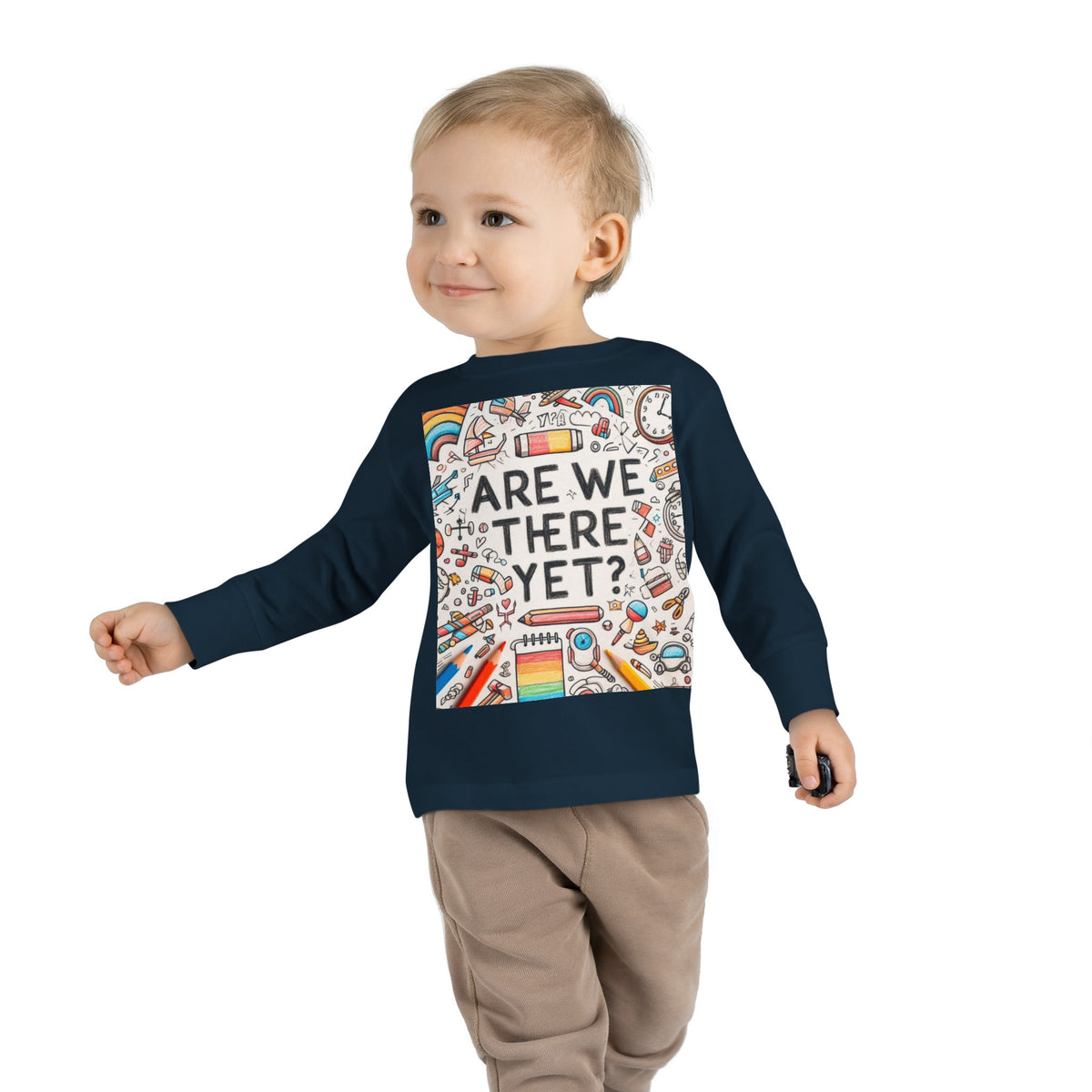 “Are We There Yet?” Toddler Long Sleeve Tee - OLM Store