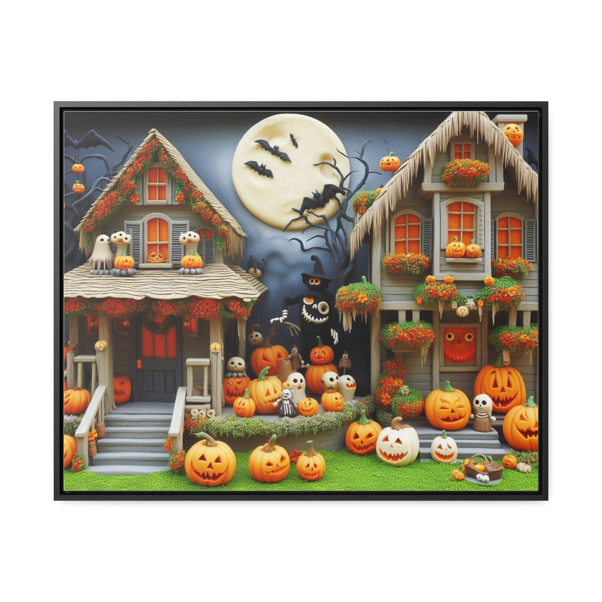 Enchanting Canvas Art for Halloween - Horizontal Gallery Wraps
