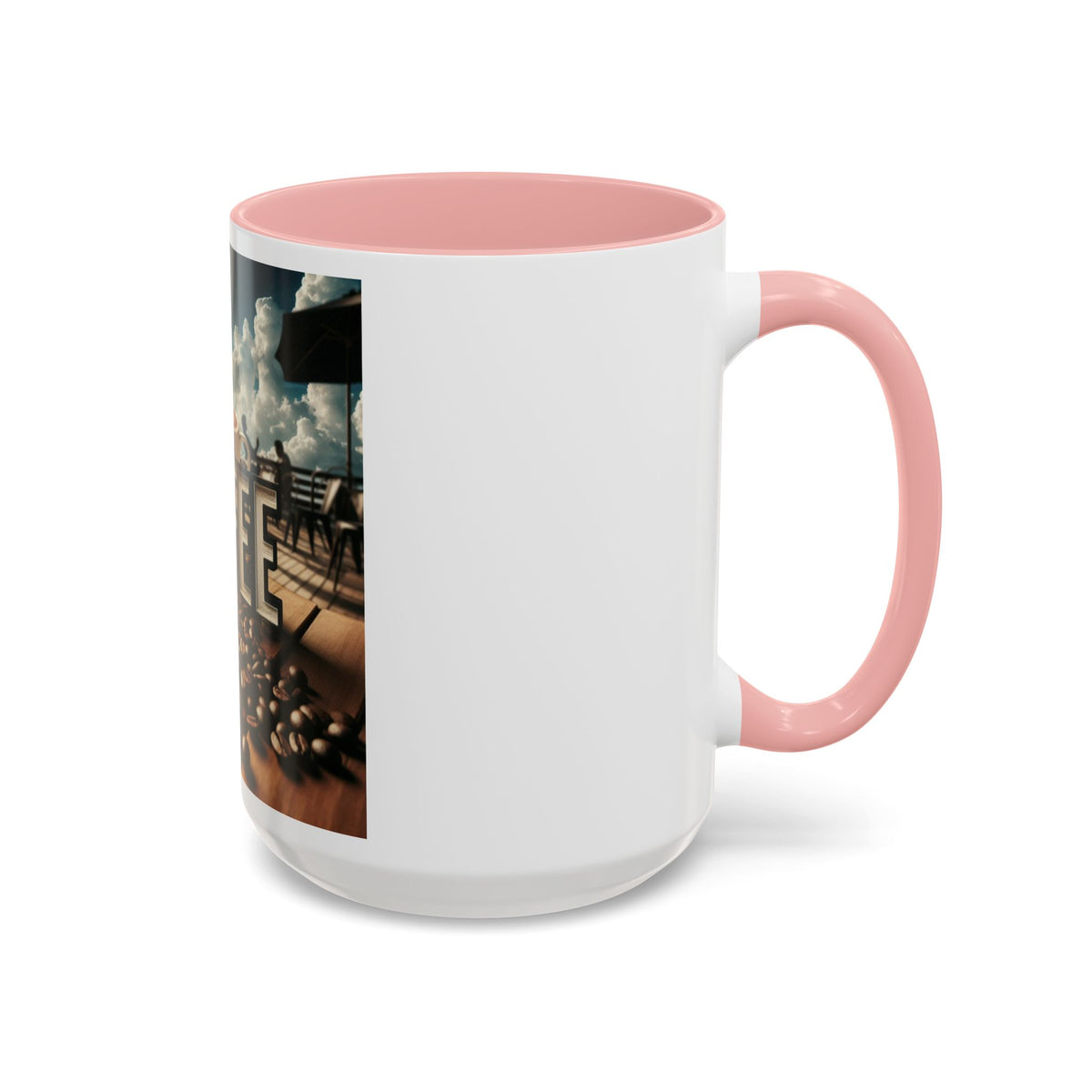 Coffee Beans Accent Coffee Mug (11, 15oz) - OLM Store