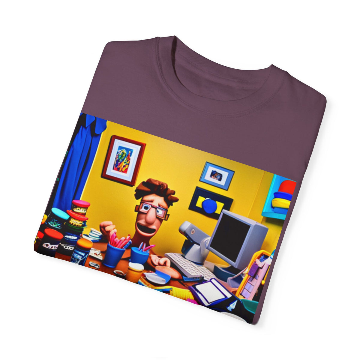 Unisex "Coffee: Because Adulting is Too Hard" Garment-Dyed T-shirt - OLM Store