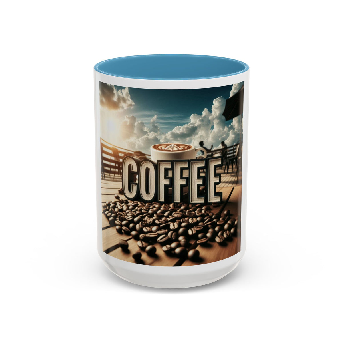 Coffee Beans Accent Coffee Mug (11, 15oz) - OLM Store