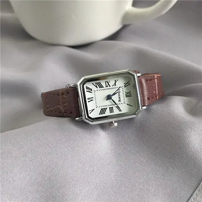 Retro Women's Leather Watches - Elevate Your Style with Timeless Elegance