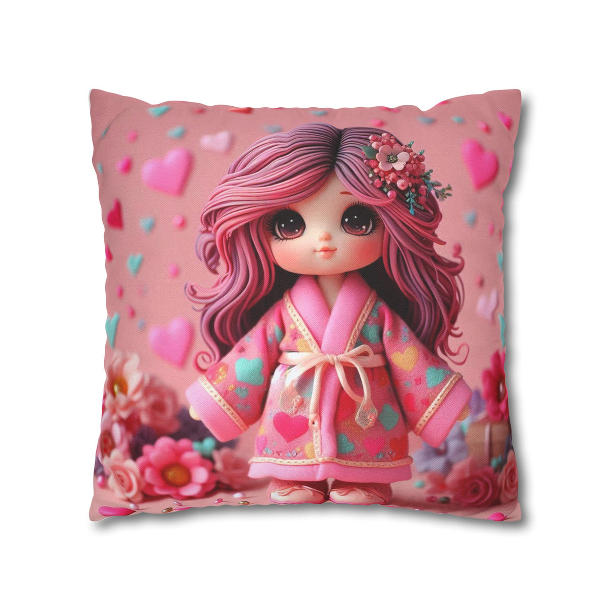 Spun Polyester Square Pillowcase - OLM Store