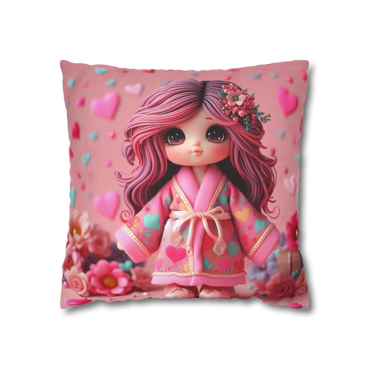 Spun Polyester Square Pillowcase - OLM Store