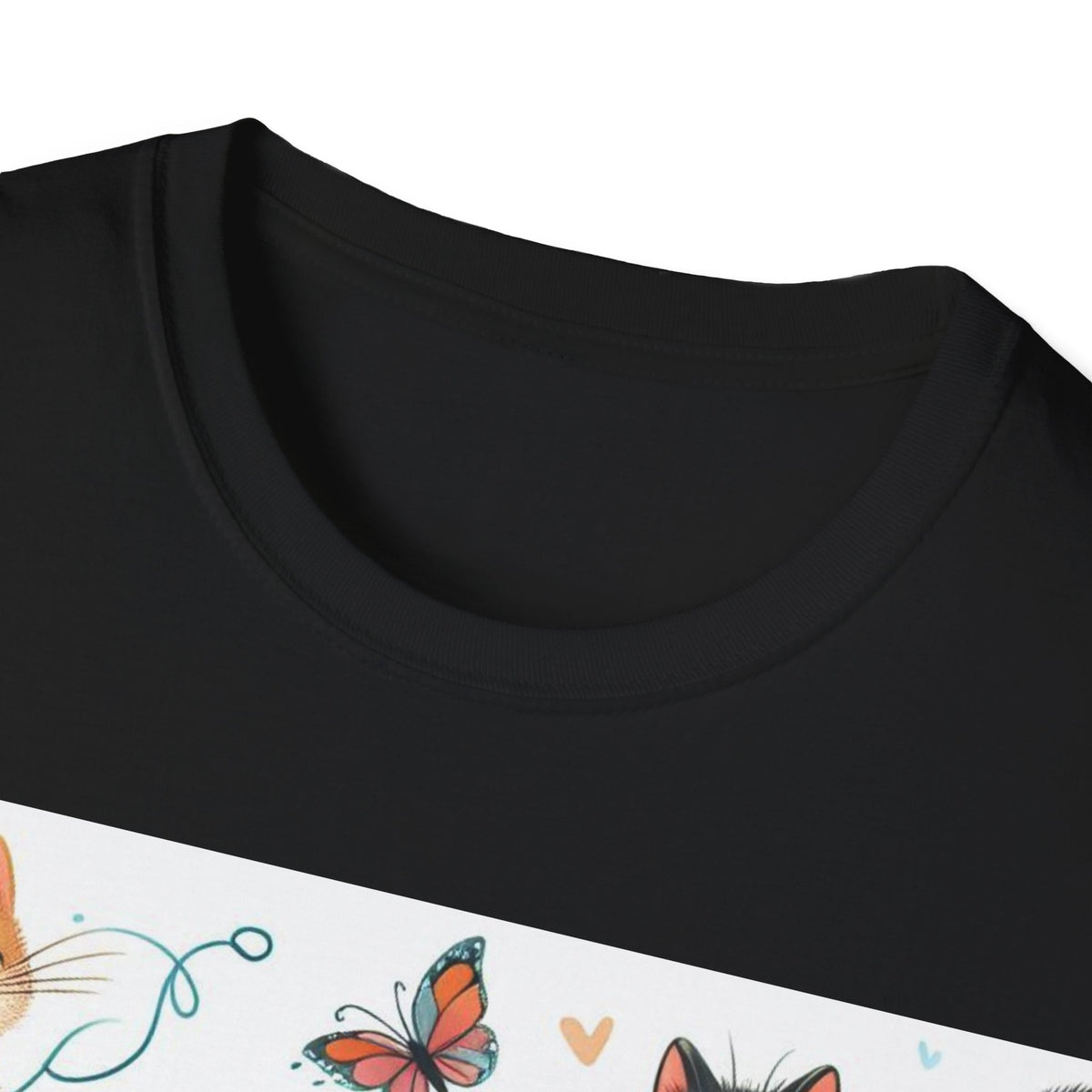 Purr-fect Comfort for Cat Lovers: Unisex Soft-Style T-Shirt - OLM Store