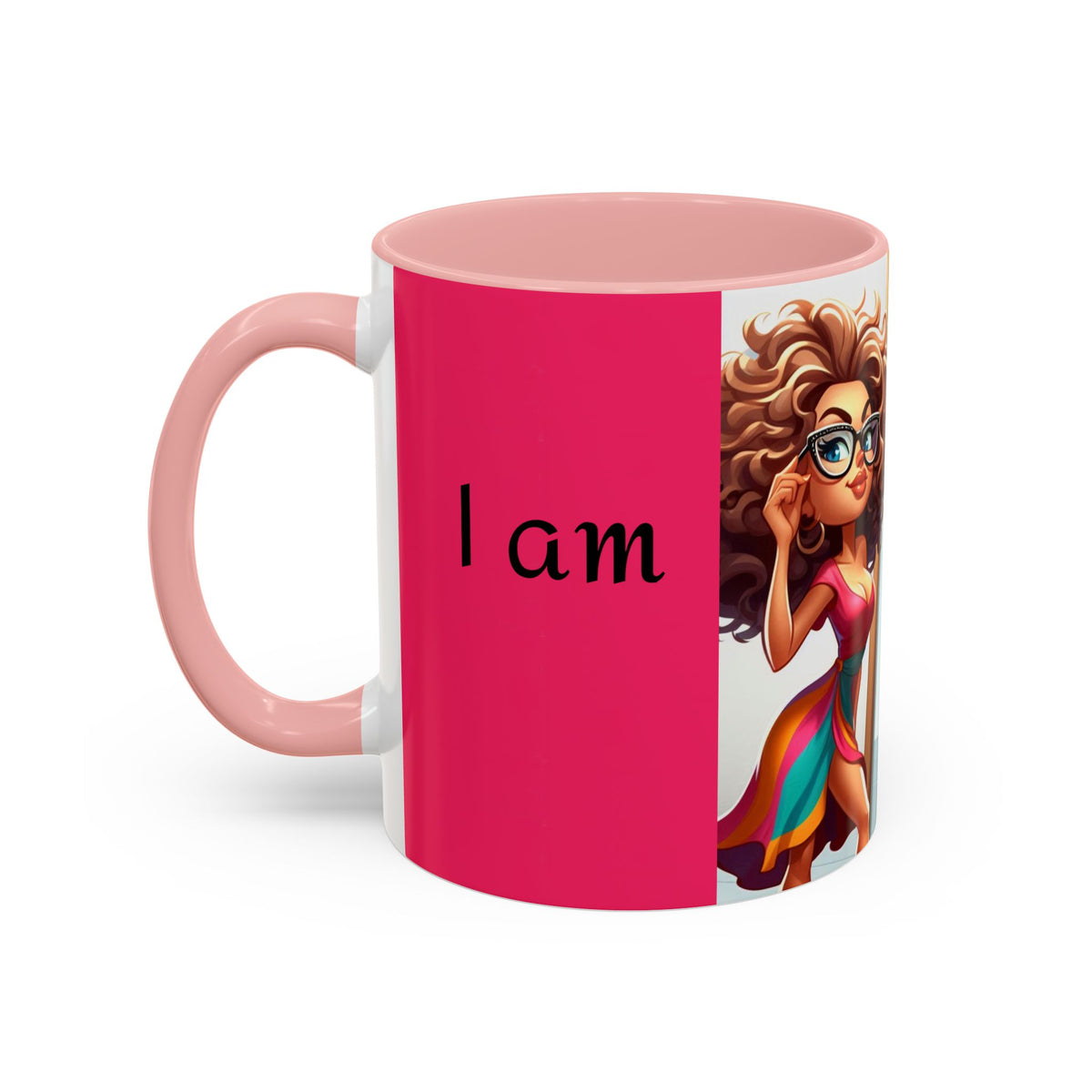 "I Am Beautiful" Accent Coffee Mug (11, 15oz) - OLM Store
