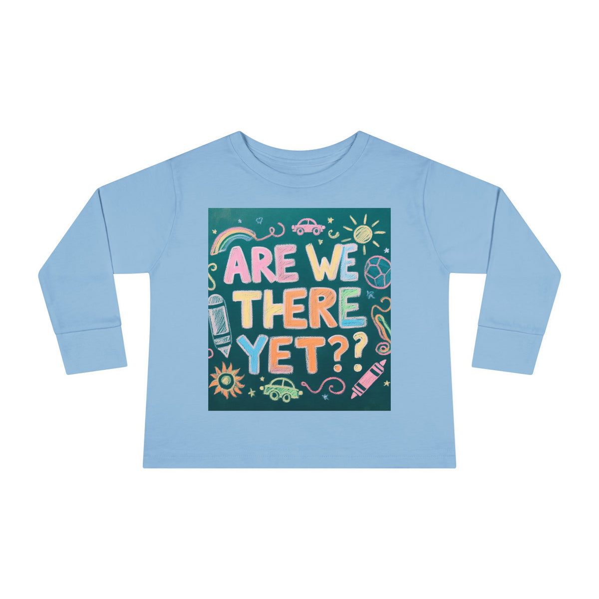 “Are We There Yet?” Toddler Long Sleeve Tee - OLM Store