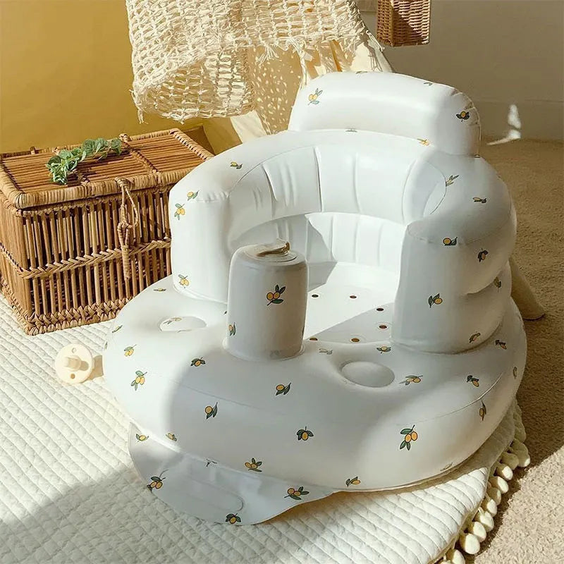 Comfortable Inflatable Baby Chair for Dining & Bath – Safe, Portable, and Convenient