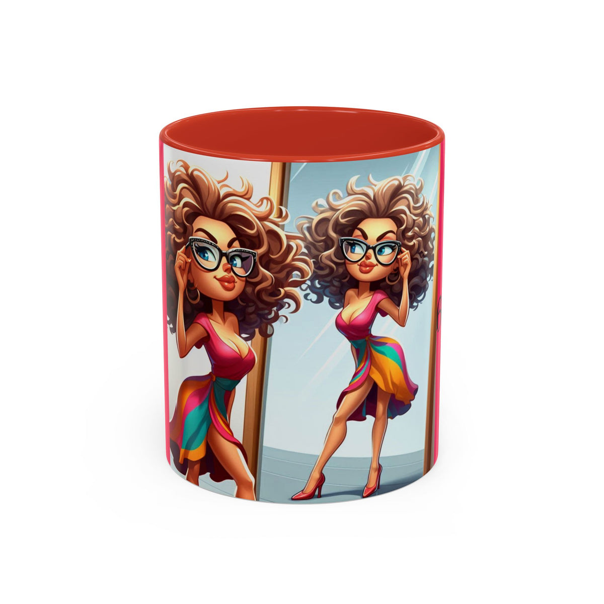 "I Am Beautiful" Accent Coffee Mug (11, 15oz) - OLM Store