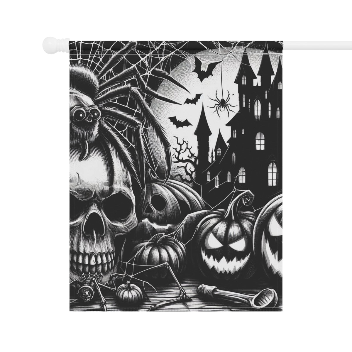 Halloween Garden Banner: Elevate Your Outdoor Space with Spooky Charm