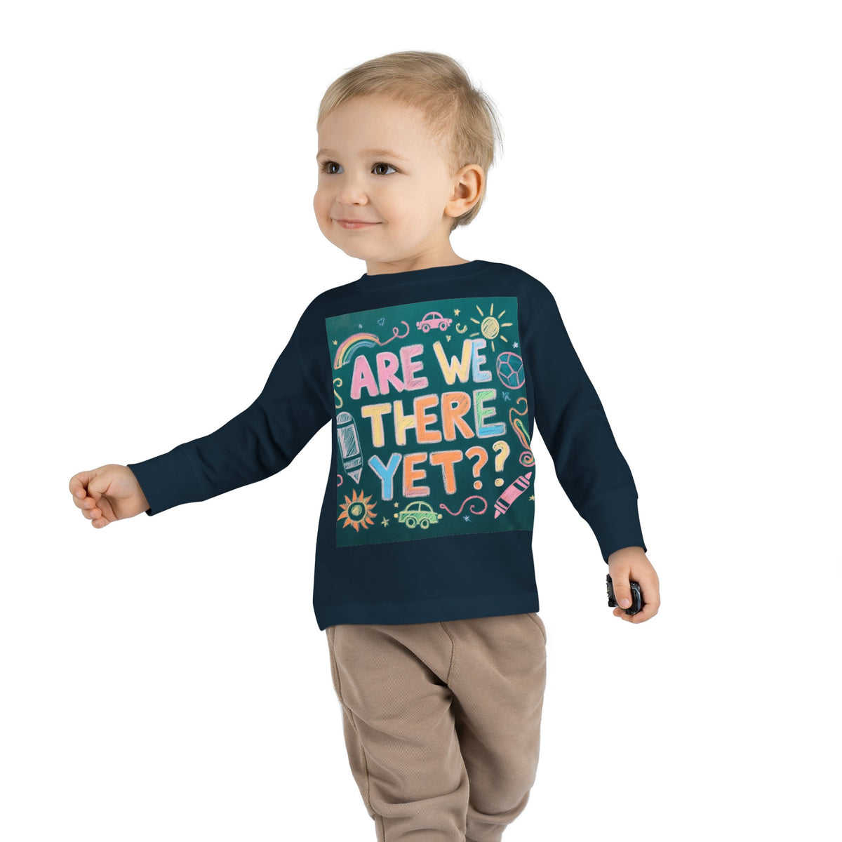 “Are We There Yet?” Toddler Long Sleeve Tee - OLM Store