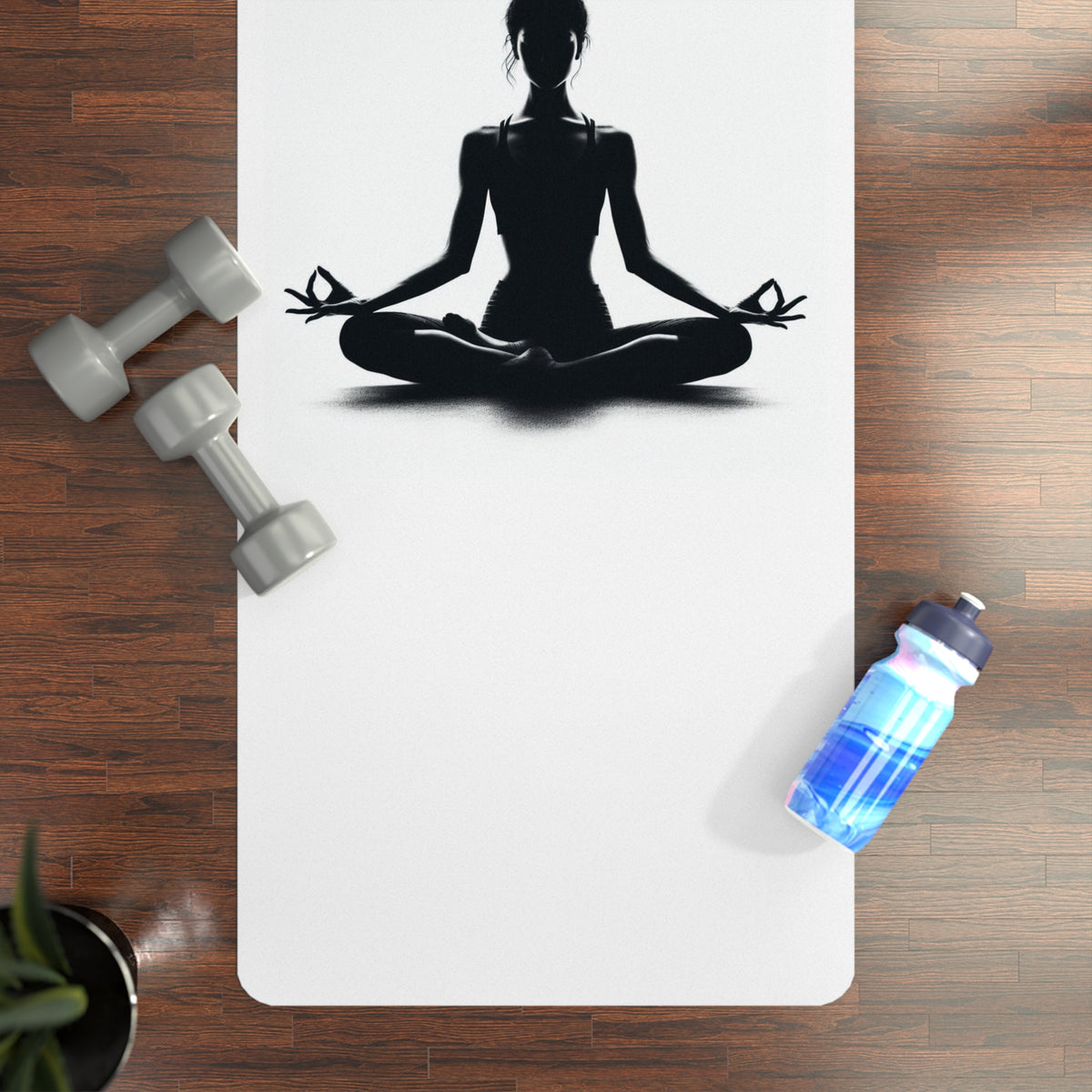 Inspirational quote Rubber Yoga Mat - OLM Store