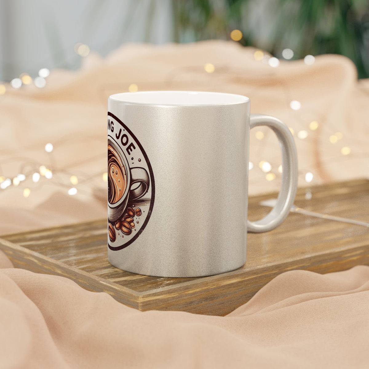 Morning Joe Metallic Mug: Start Your Day with Elegance and Style
