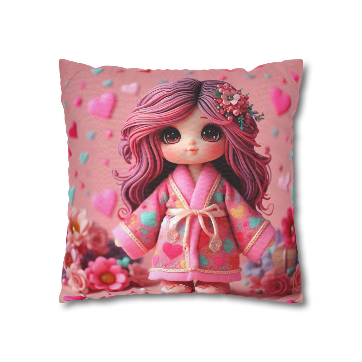 Spun Polyester Square Pillowcase - OLM Store