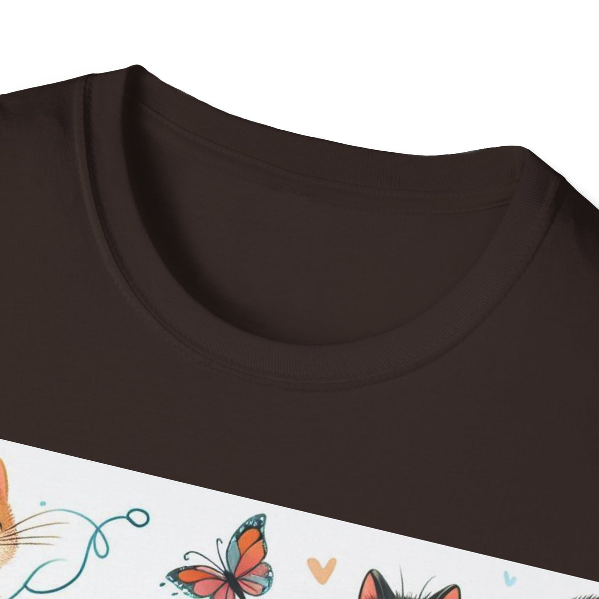 Purr-fect Comfort for Cat Lovers: Unisex Soft-Style T-Shirt - OLM Store