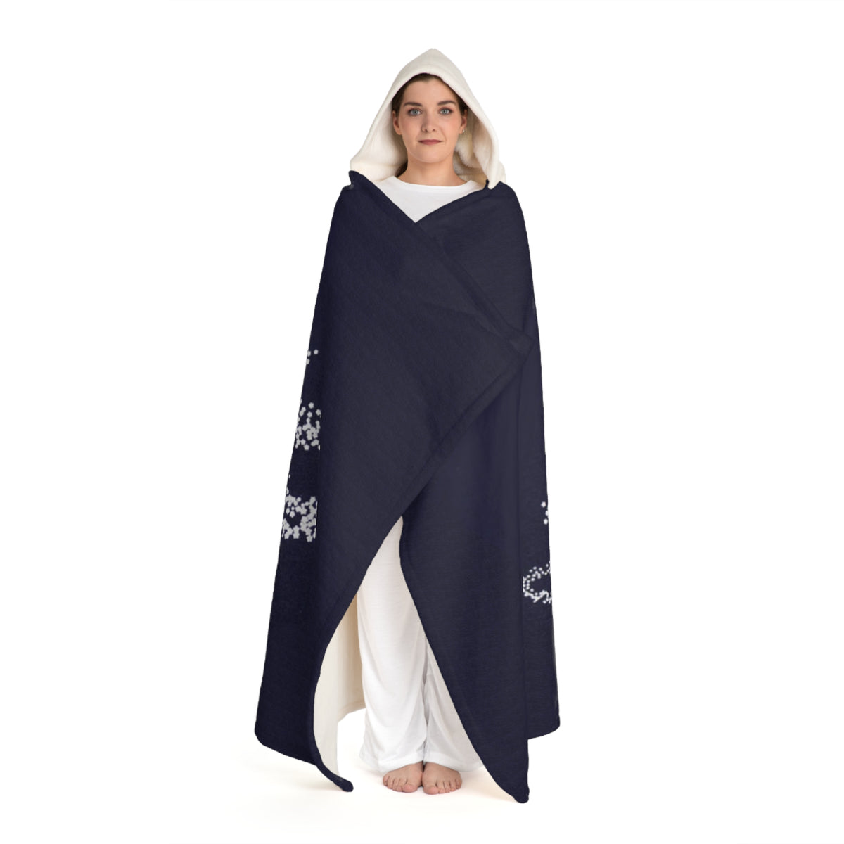 Cozy Up with Our Fireworks Christmas Tree Fleece Blanket - Hooded Sherpa Style