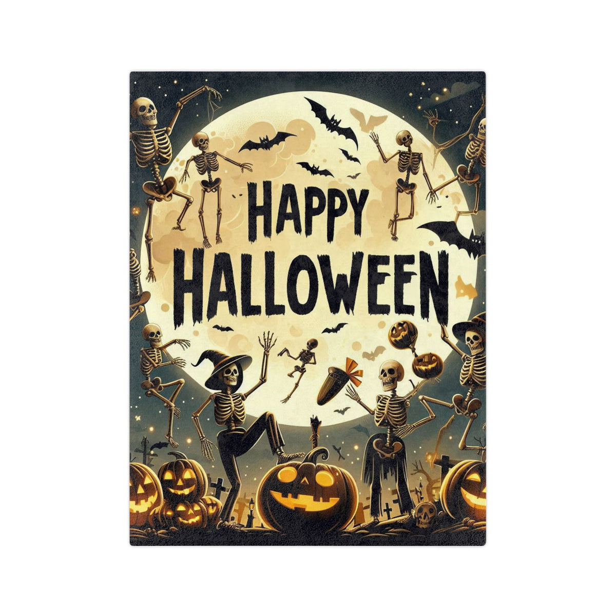 Spooky Comfort Halloween Blanket - Your Cozy Companion for Festive Nights
