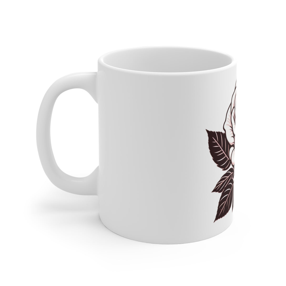 Discover Daily Joy with Our Elegant Pink Rose Mug
