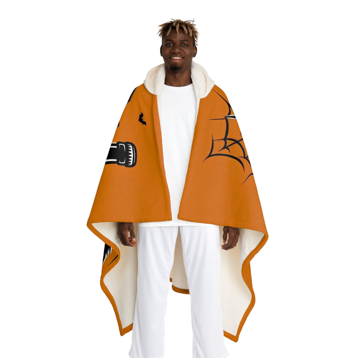 Experience Cozy Comfort with Our Hooded Sherpa Fleece Blanket