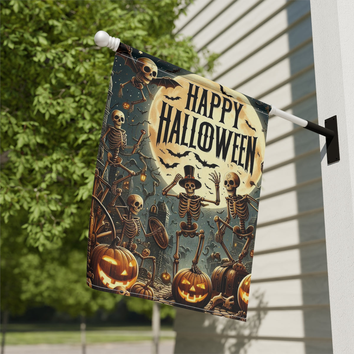 Elevate Your Space with Spooktacular Halloween Garden Banners