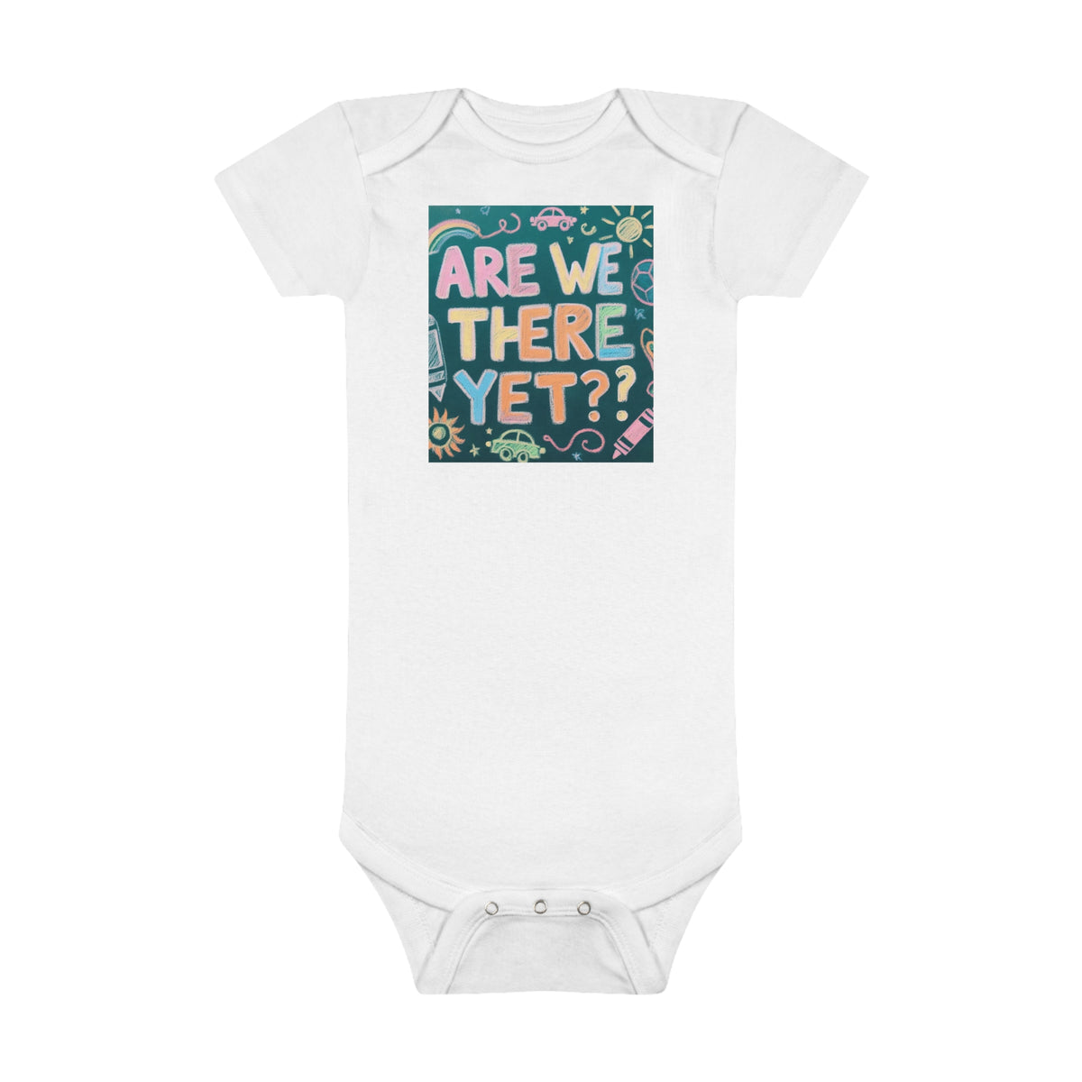 “Are We There Yet?” Baby Short Sleeve Onesie® - OLM Store