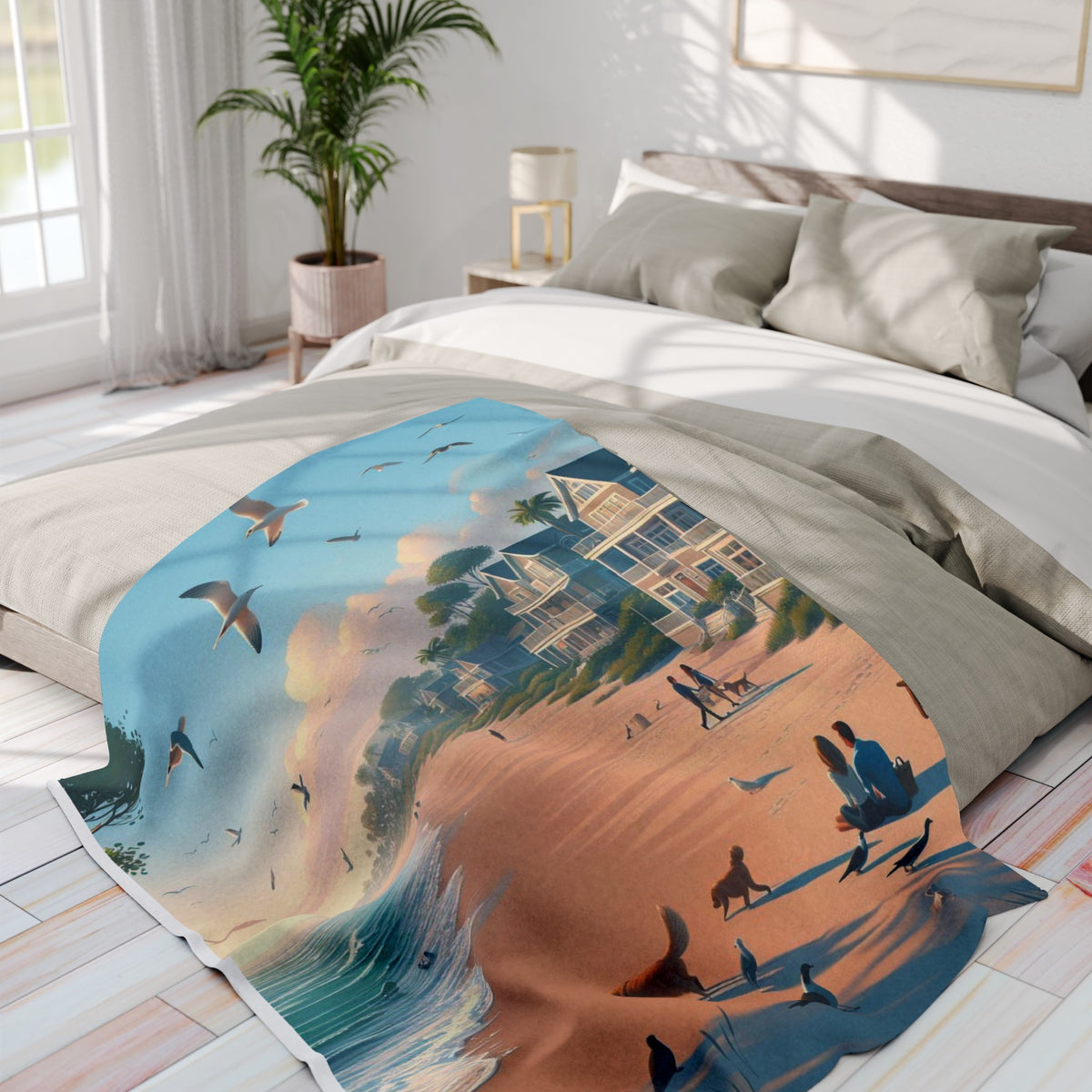 Beachfront Fleece Blanket - OLM Store