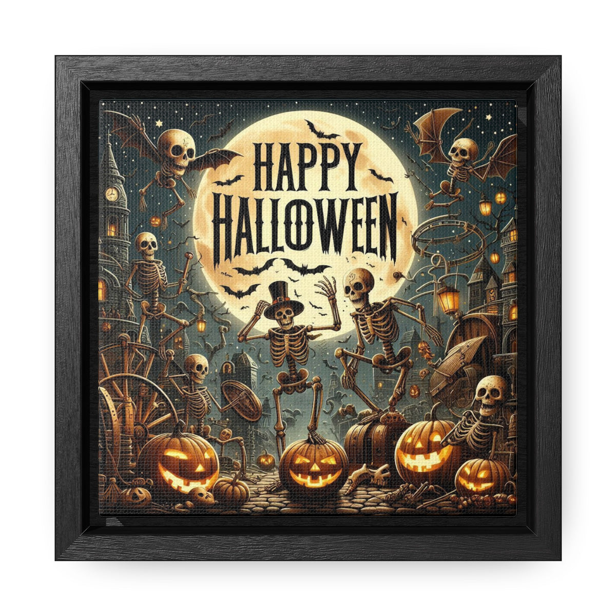 Elevate Your Décor with Square Framed Gallery Canvas Wraps