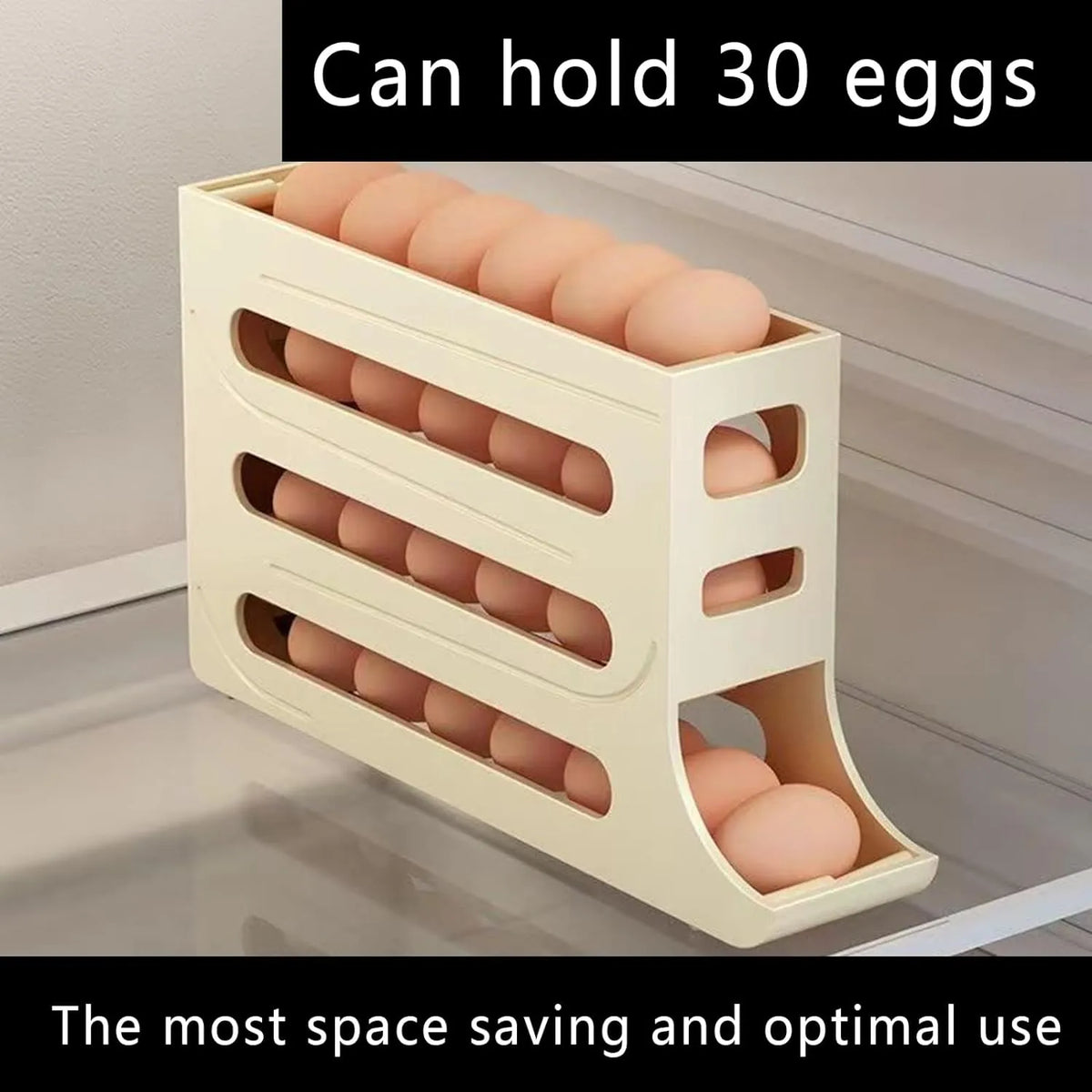 4 Tiers Egg Holder for Fridge - OLM Store
