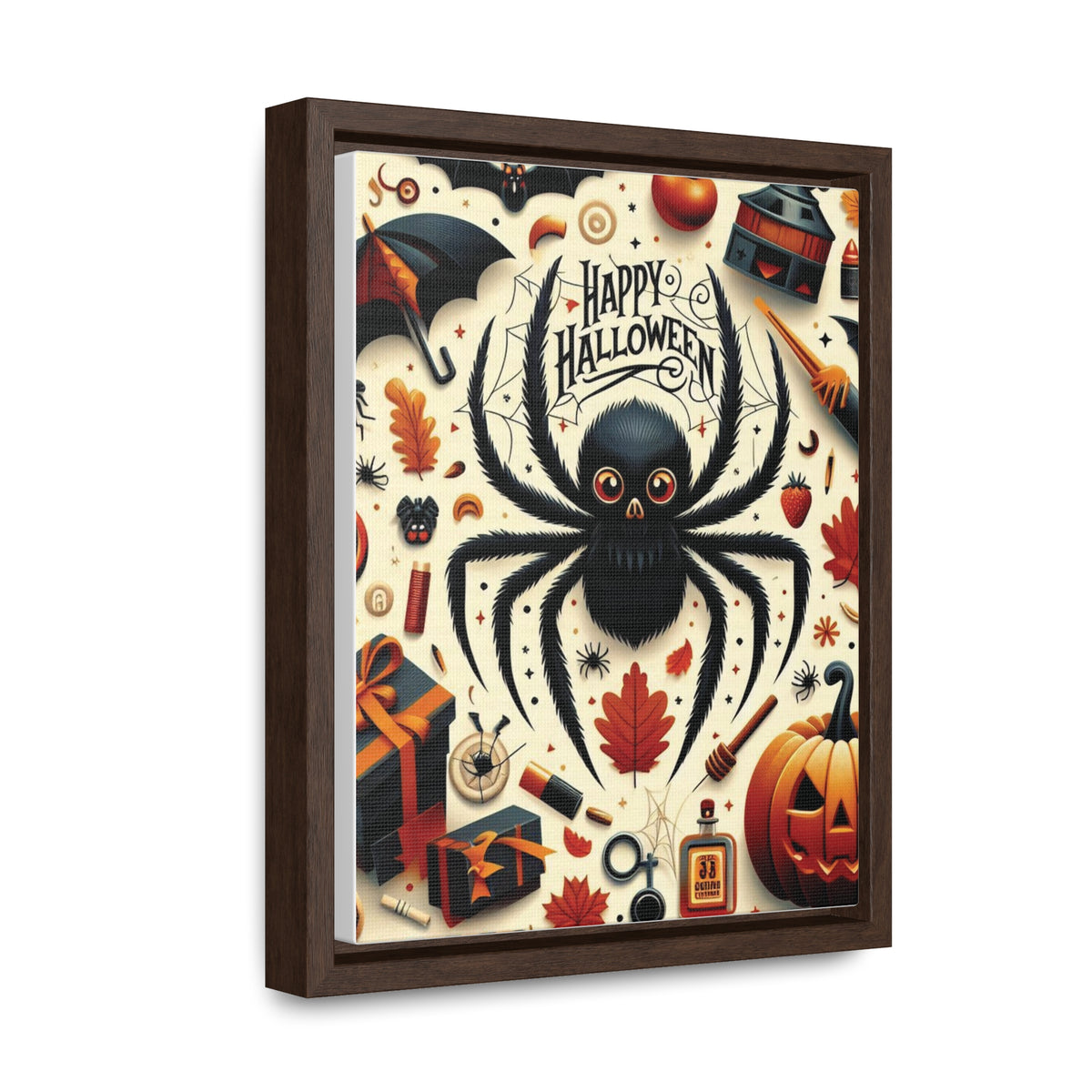 Halloween Canvas Wall Art - Vertical Gallery Wrap for Spooky Decor