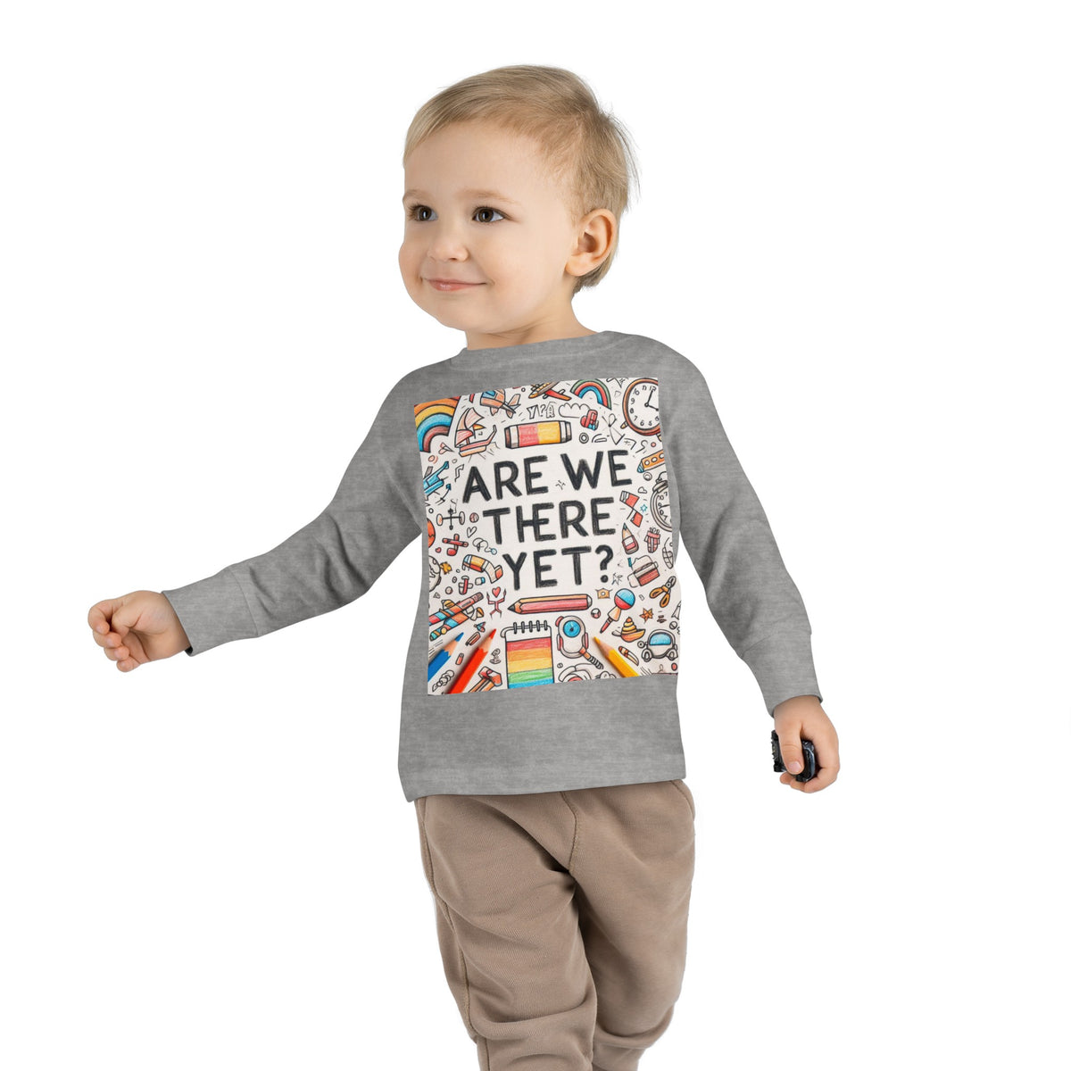 “Are We There Yet?” Toddler Long Sleeve Tee - OLM Store