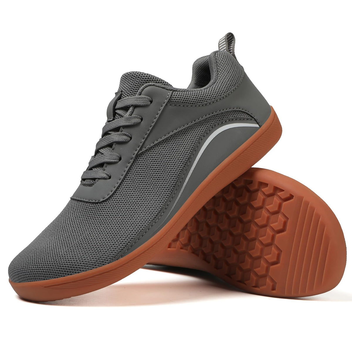 EUHBLE Women's Wide-Toe Zero-Drop Shoes – Grey