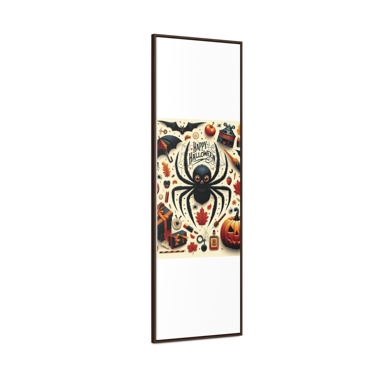 Halloween Canvas Wall Art - Vertical Gallery Wrap for Spooky Decor