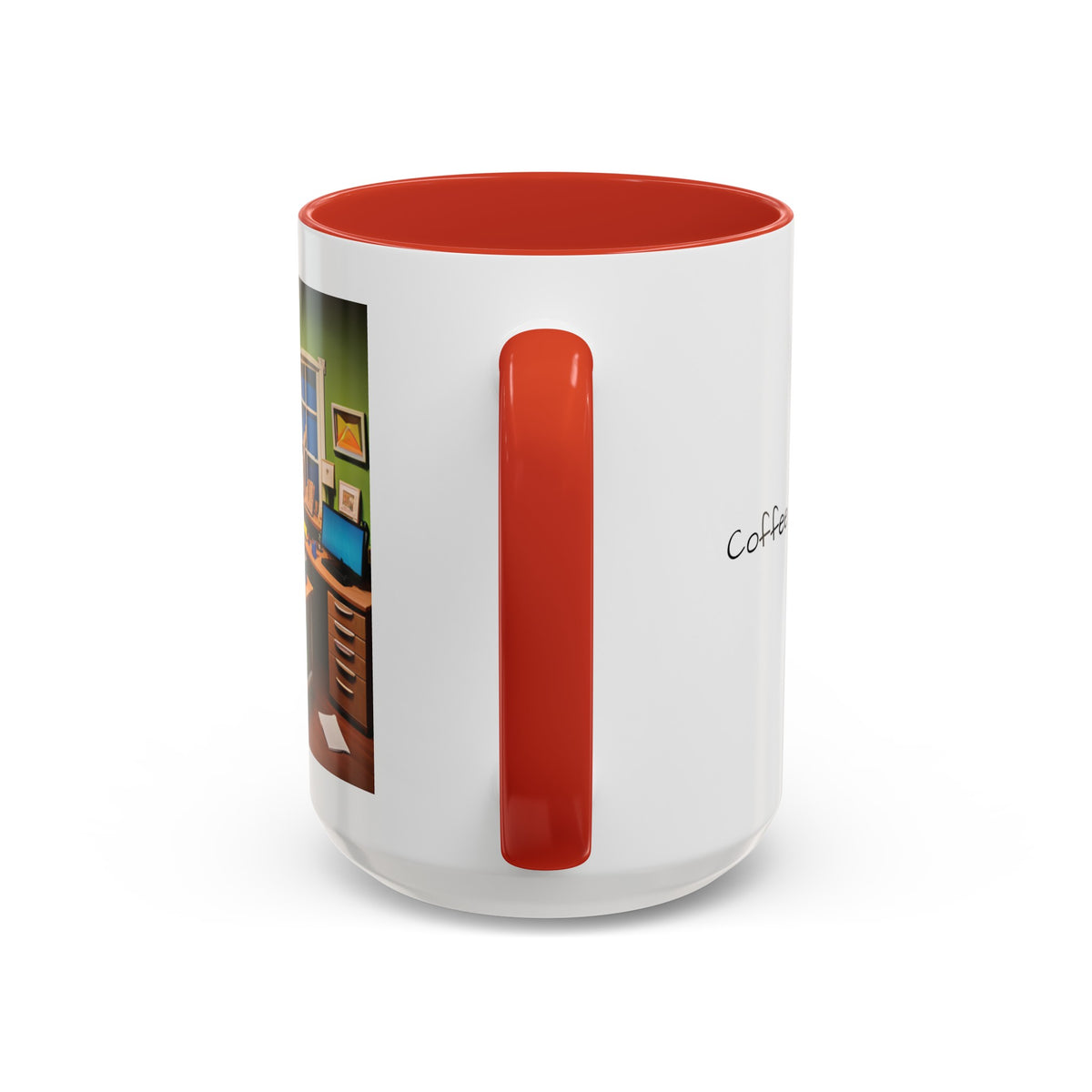 “Coffee: Because Adulting is Hard" Accent Coffee Mug (11, 15oz) - OLM Store