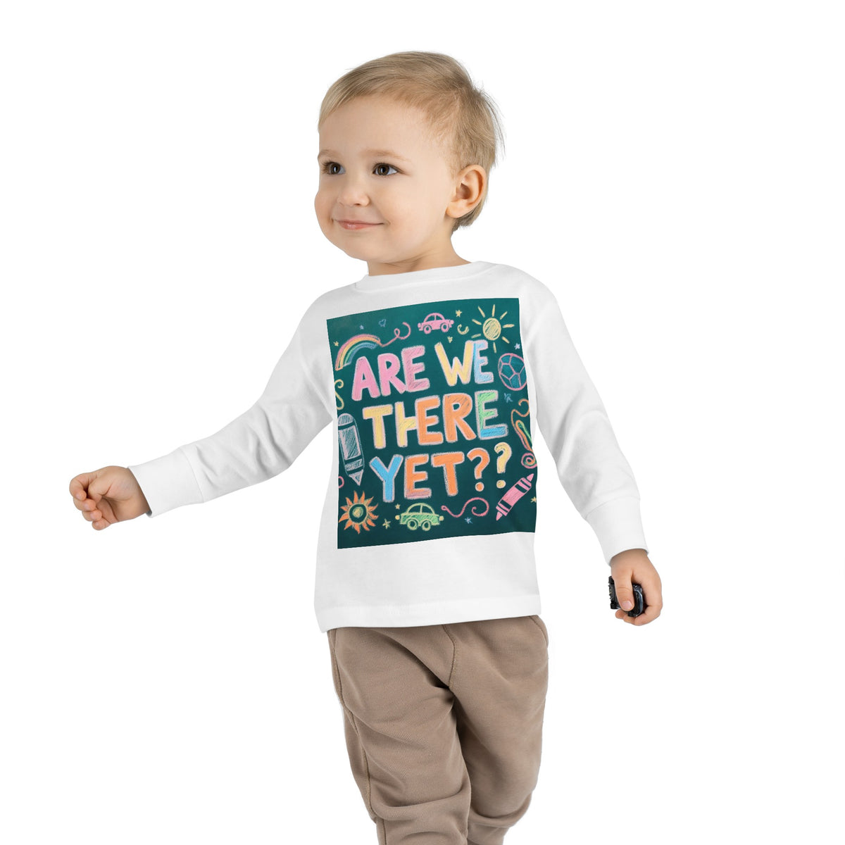 “Are We There Yet?” Toddler Long Sleeve Tee - OLM Store