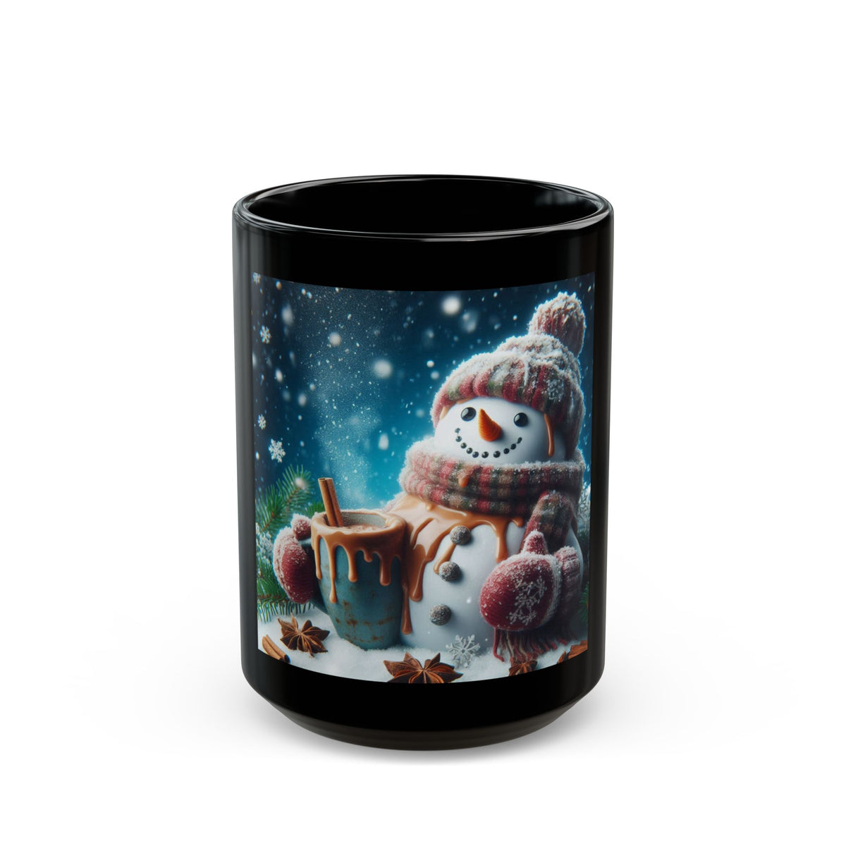 Snowman Black Mug: Your New Favorite Holiday Companion