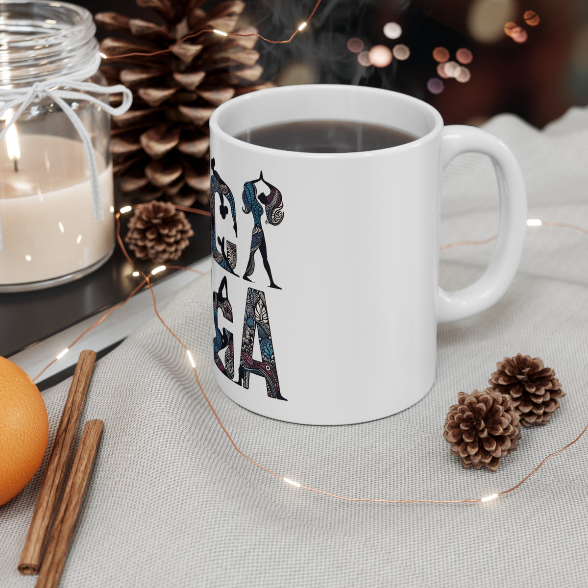 Yoga Dance Mug 11oz β Sip in Serenity and Style!