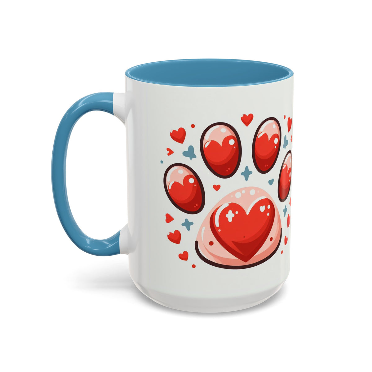 Dog Paw Coffee Accent Coffee Mug (11, 15oz) - OLM Store