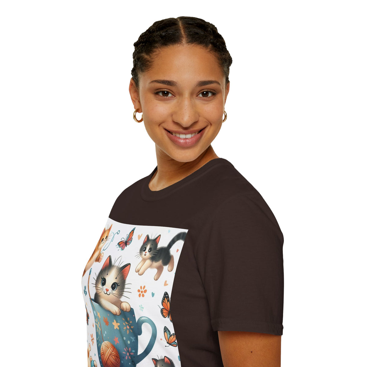 Purr-fect Comfort for Cat Lovers: Unisex Soft-Style T-Shirt - OLM Store