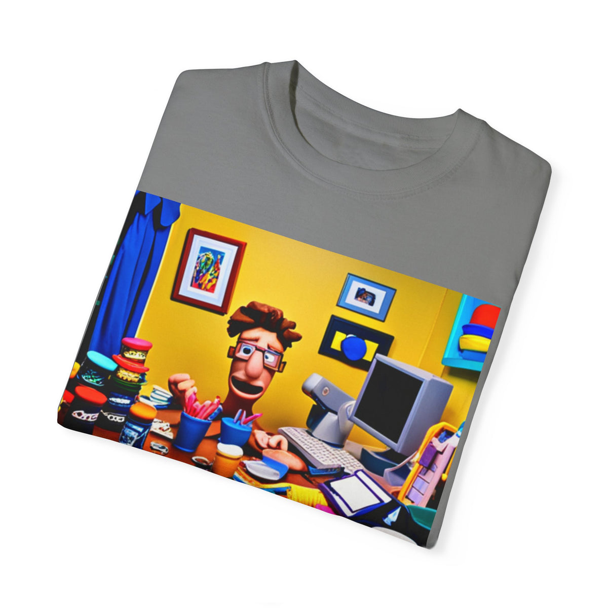 Unisex "Coffee: Because Adulting is Too Hard" Garment-Dyed T-shirt - OLM Store