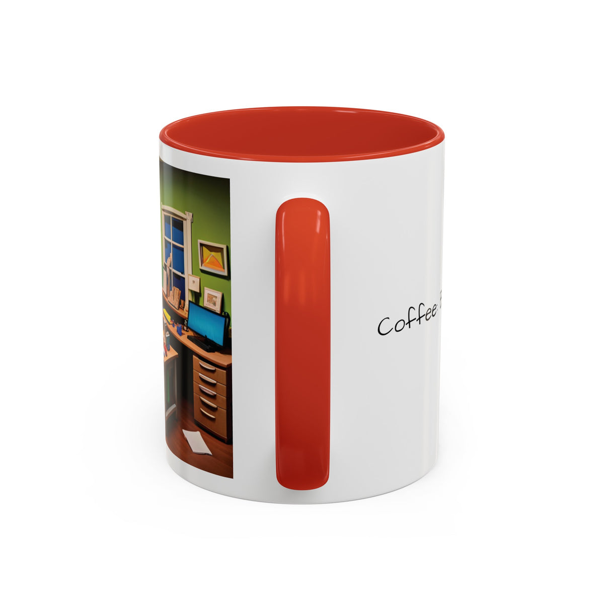 “Coffee: Because Adulting is Hard" Accent Coffee Mug (11, 15oz) - OLM Store