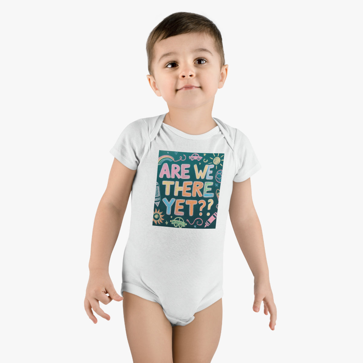 “Are We There Yet?” Baby Short Sleeve Onesie® - OLM Store