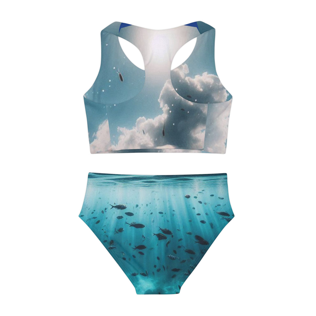 "Beach Day" Girls Two Piece Swimsuit (AOP) - OLM Store