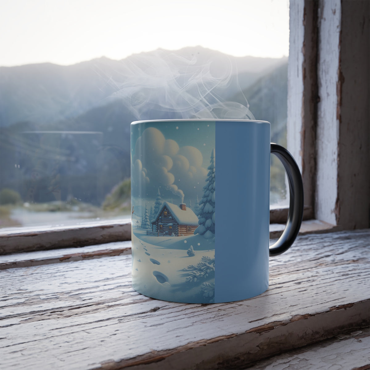 Snowman Color Morphing Mug: Experience the Joy of Magical Sipping