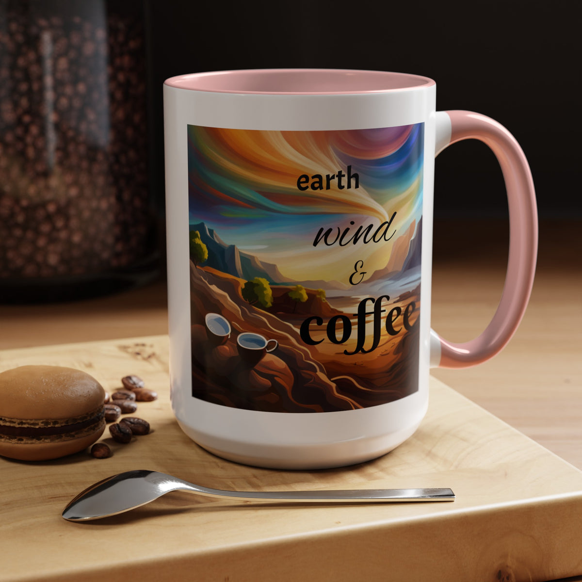 "Earth, Wind, and Fire" Accent Coffee Mug (11, 15oz) - OLM Store