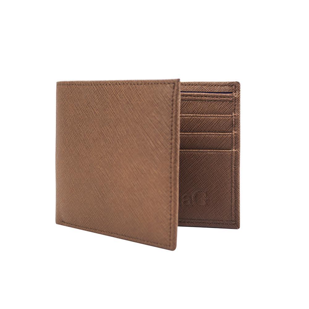 ClaudiaG Men’s Leather Wallet with 6 Card Pockets
